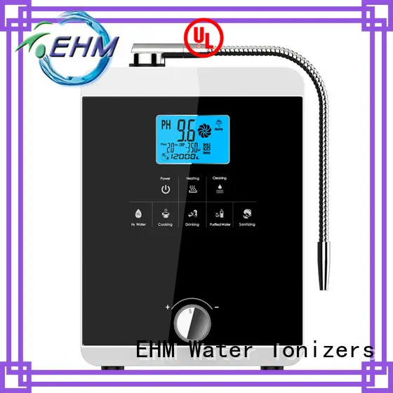Hydrogen water ionizer with 11 titanium with platinum coating plates EHM-837 1