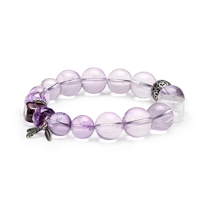 Amethyst & Snow Crystal Armband Deerwhisper Sja250311 1