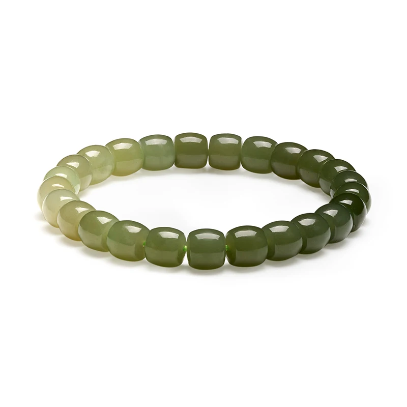 Grön gradient Hetian Jade Armband Deerwhisper HTA250302 1