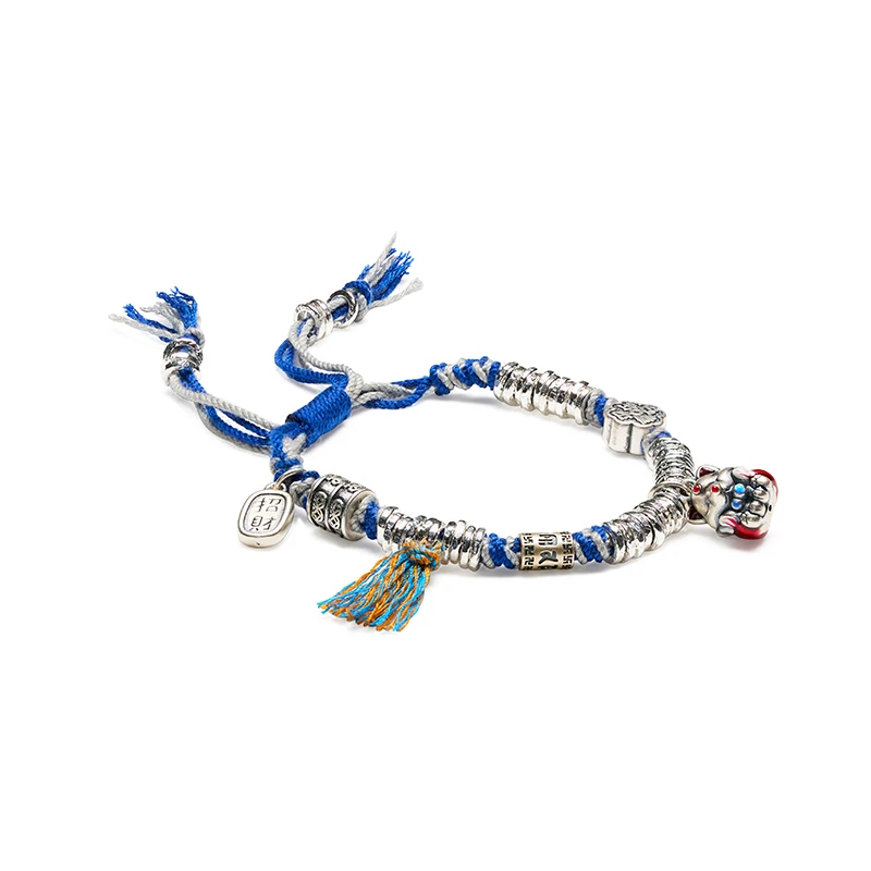 Silver Fox Guardian Emamel Blessings Armband Deerwhisper BSA250302 1
