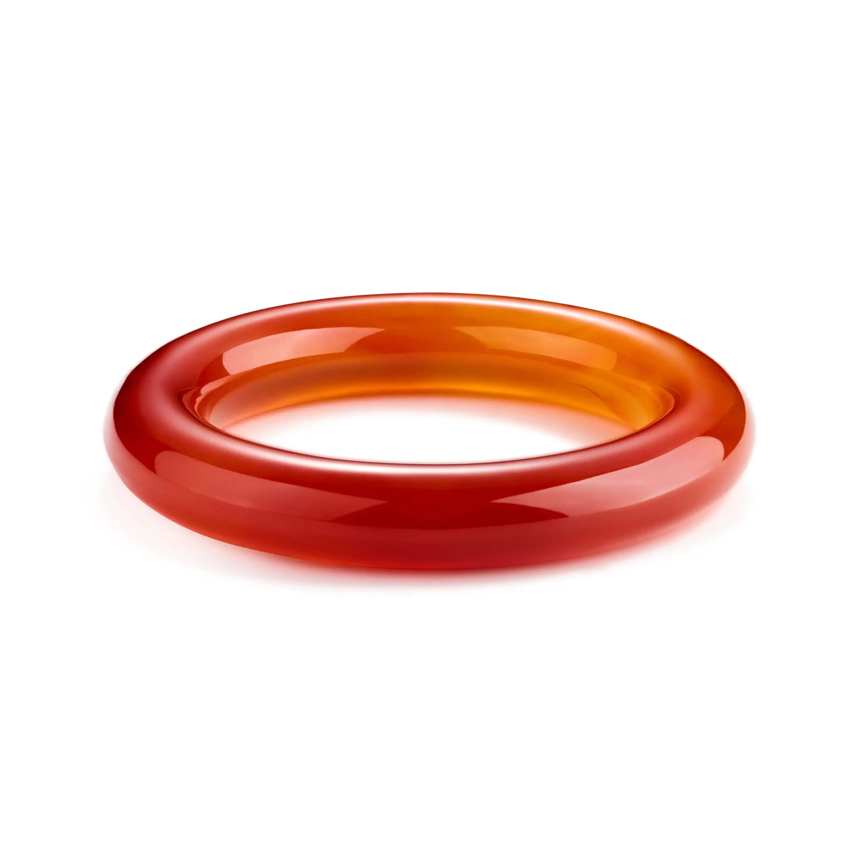 54mm Madagascar Red Natural Color Agate Bangle BGA250506 1