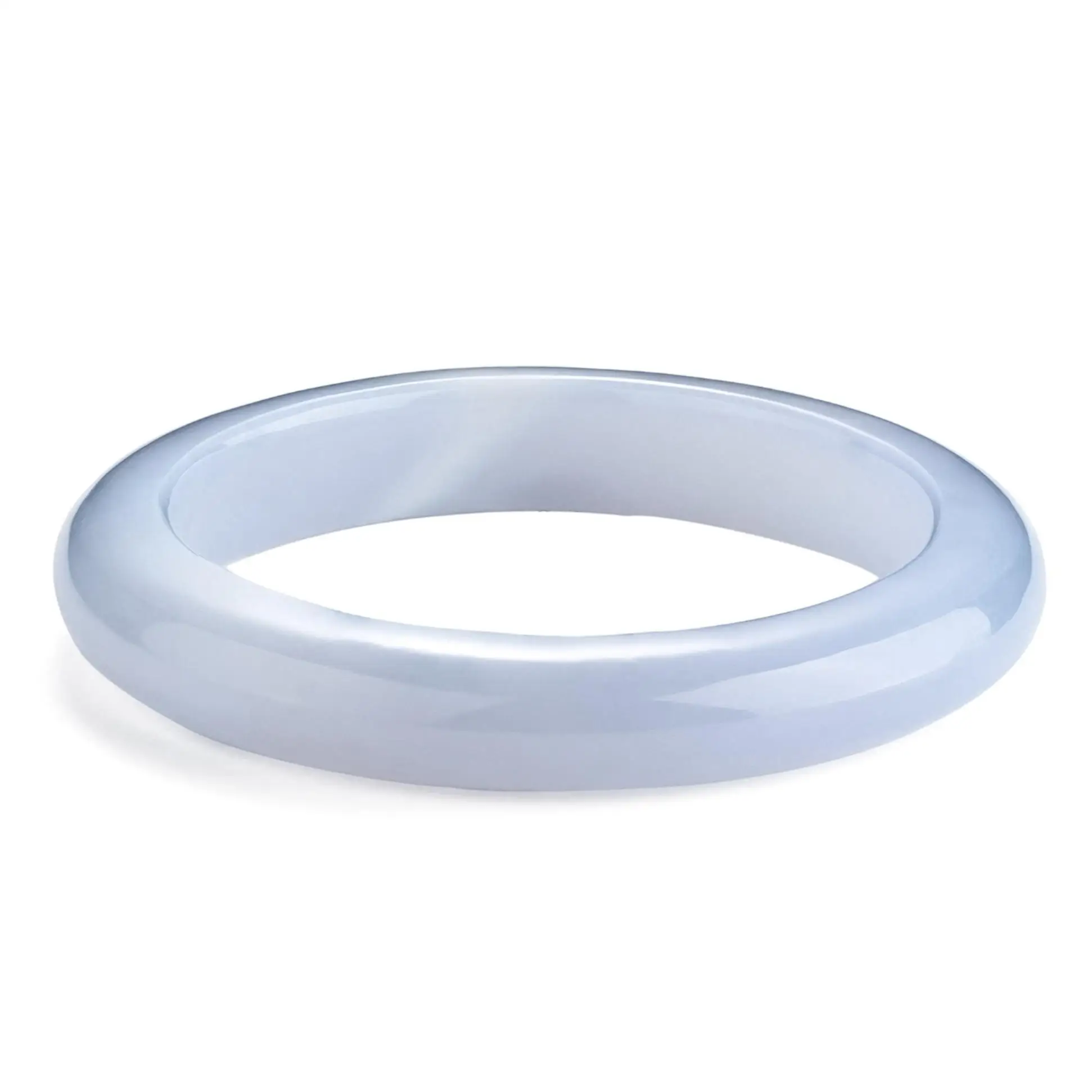 Turky Origin Color Blue Agate Bangle Handcraft BGA250512 1