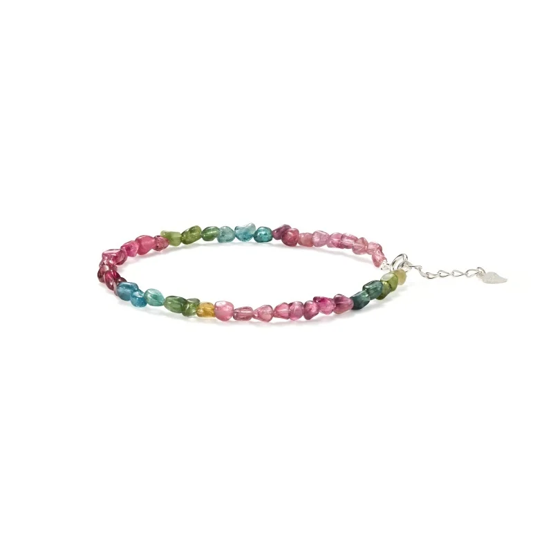 Deerwhisper Natural Random Shape Tourmaline Bracelet SJA250324 1