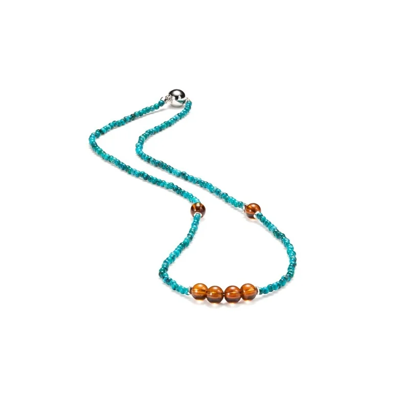 Deerwhisper Carnet & Collier turquoise XLA250606 1