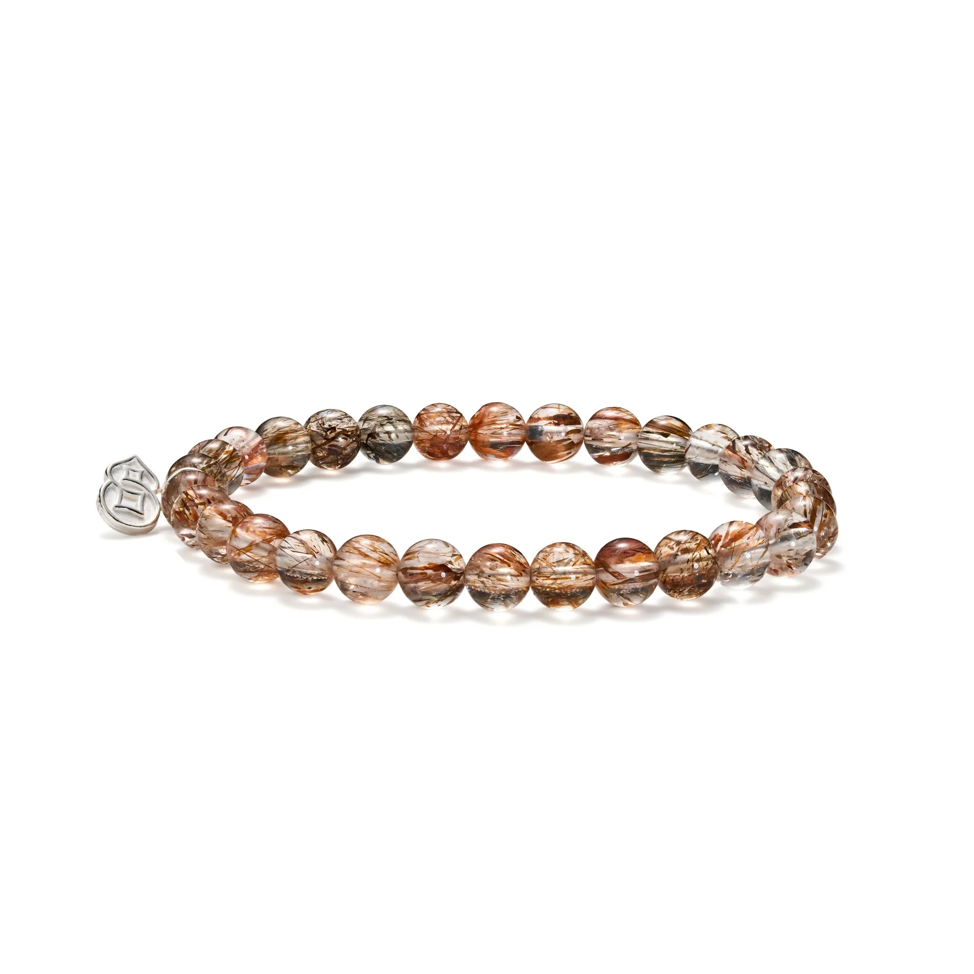 Deerwhisper Black Gold Super Seven Bracelet with Silver Accent SJA250720 1