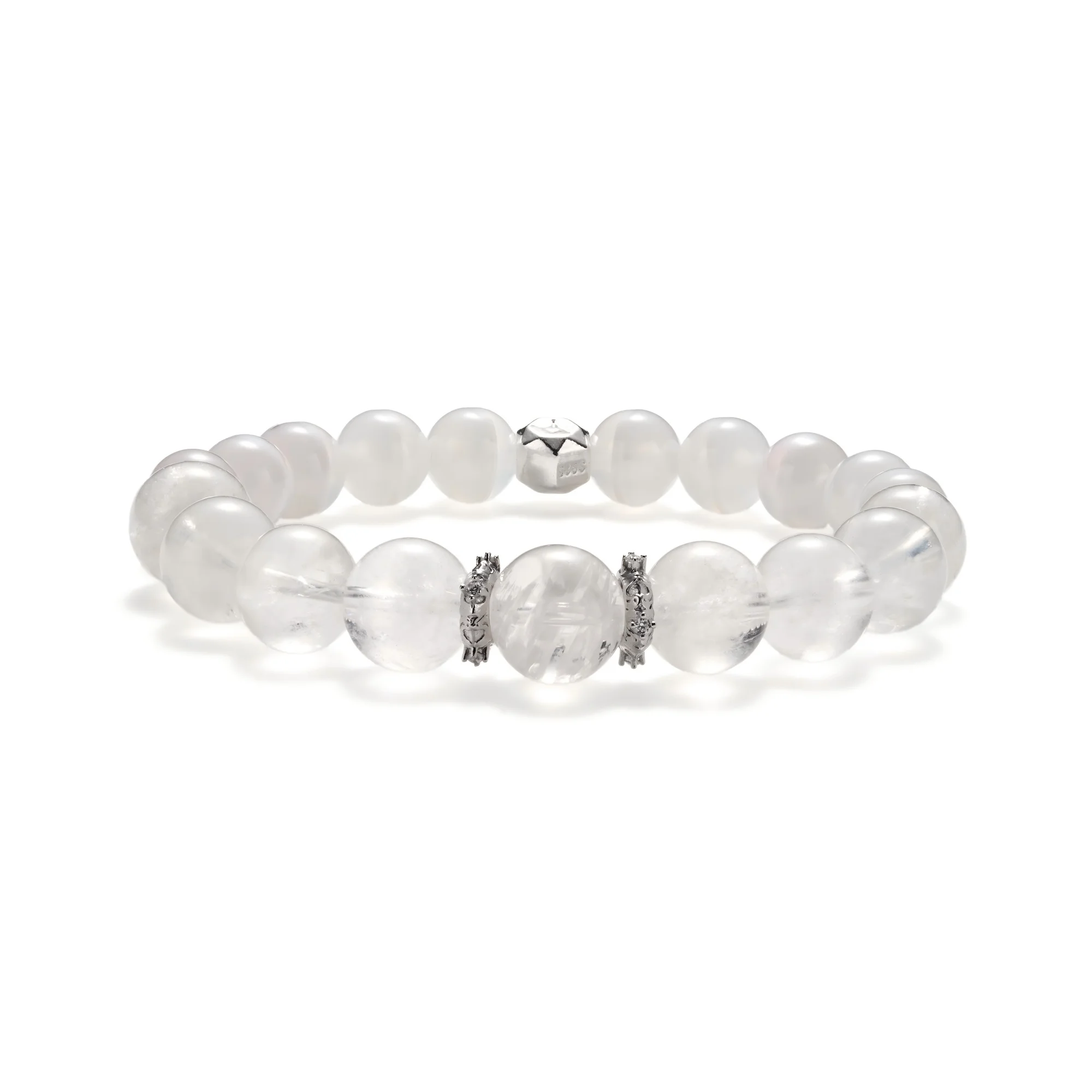Deerwhisper Cancer・White Phantom Crystal Bracelet MNA250802 1