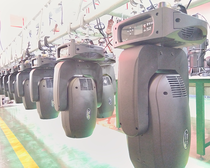 النهر الأصفر 380W شعاع رأس متحرك مقاوم للماء 15