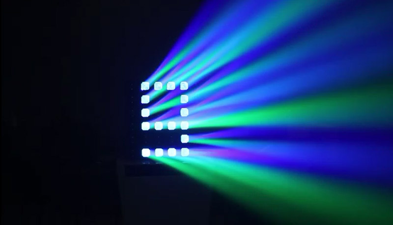 マトリックスLEDウォッシュライトYR-B36Q 4色LEDランプ 6