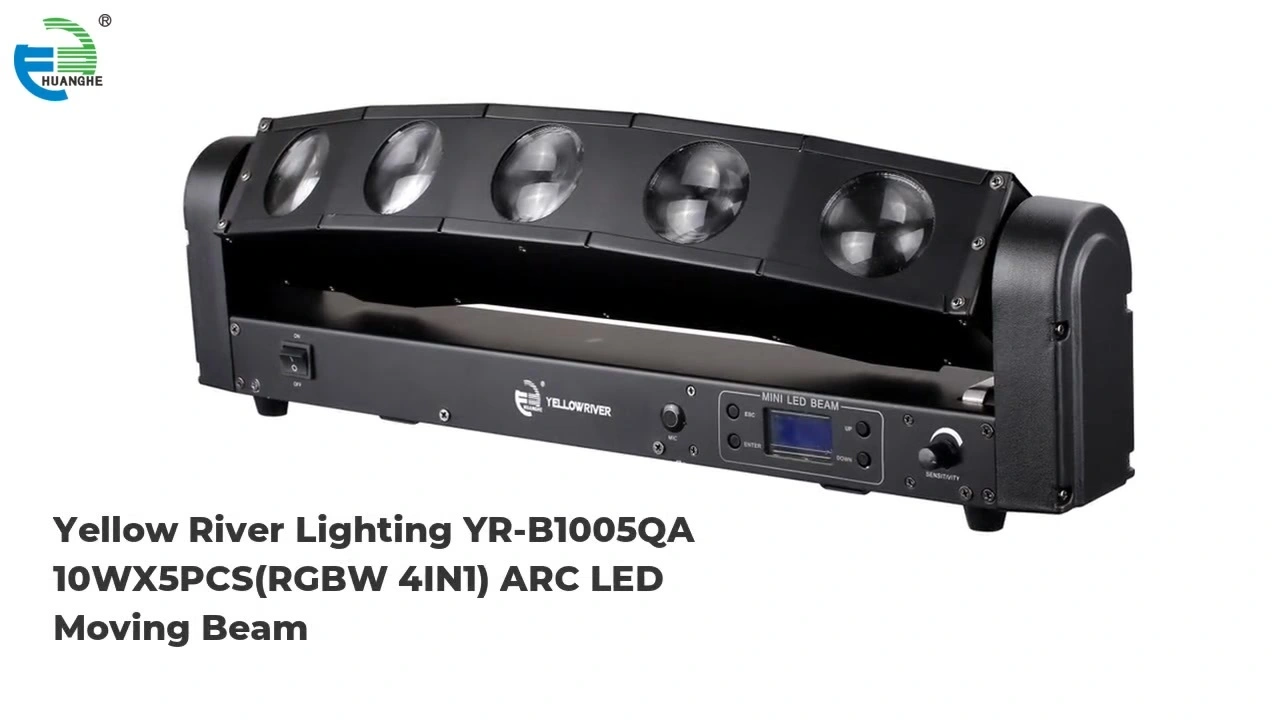 Yellow River Lighting YR-B1005QA 10WX5PCS(RGBW 4IN1) ARC LED Moving Beam 1