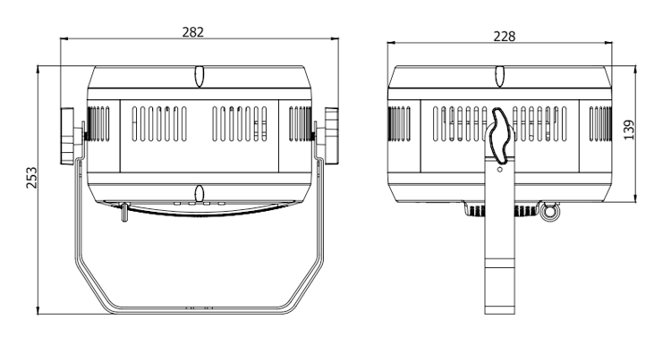 YR-N19Q 190W LED PAR LIGHT 6