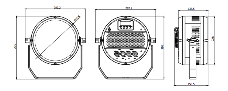 New led par lights suppliers | Yellow River 5