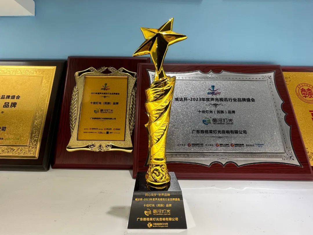 おめでとう！イエローリバー照明トップ10ナショナル照明ブランド！ 3