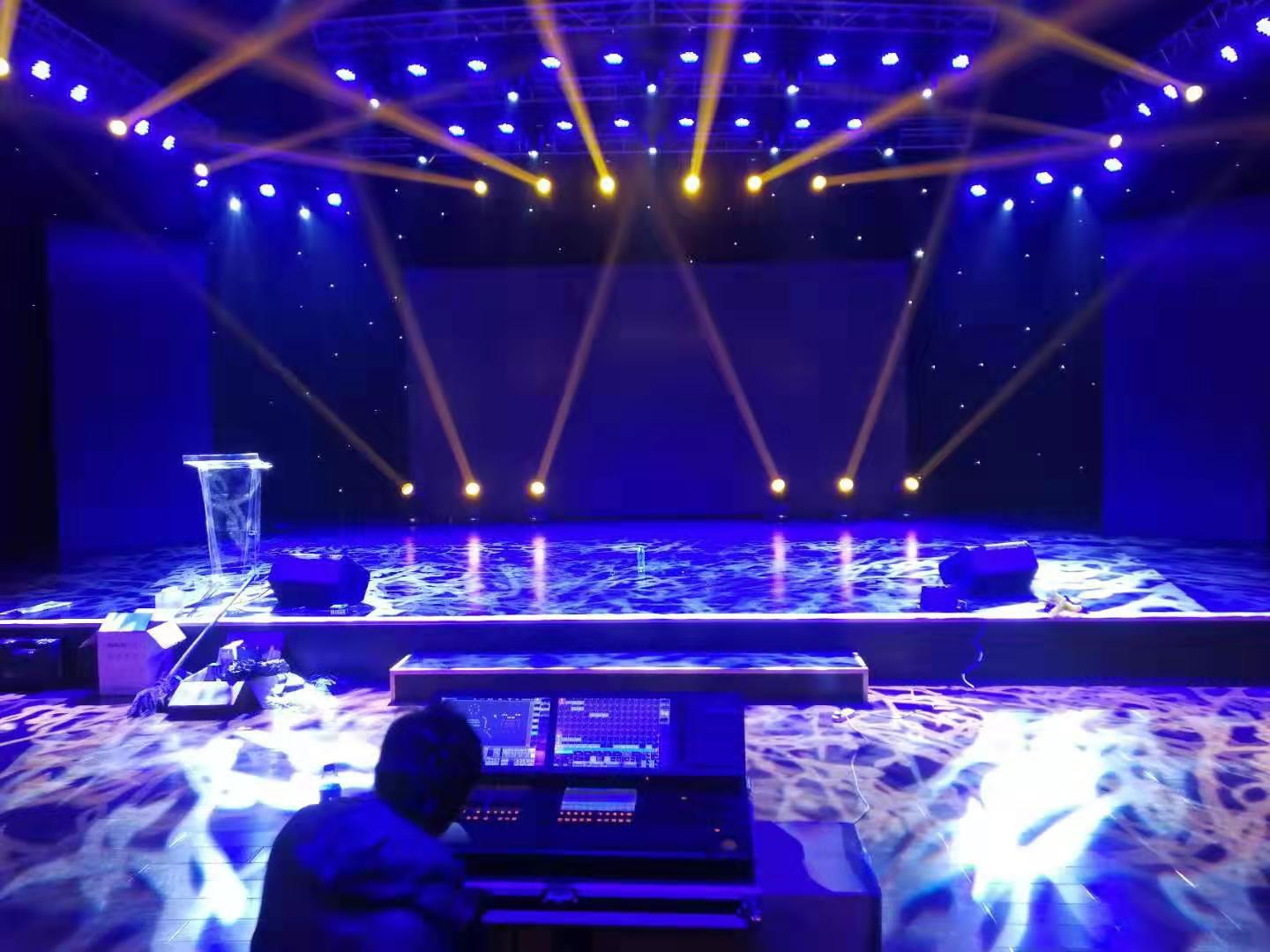 Best 380W moving head beam in TV Station  - Yellow River 1