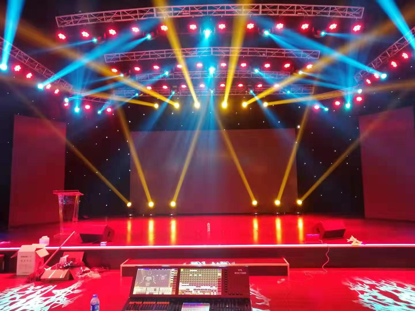 Best 380W moving head beam in TV Station  - Yellow River 2