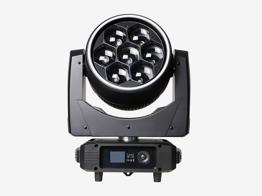 YR-6007QA 7pcs* 60W ZOOM wash light with ring effect 7