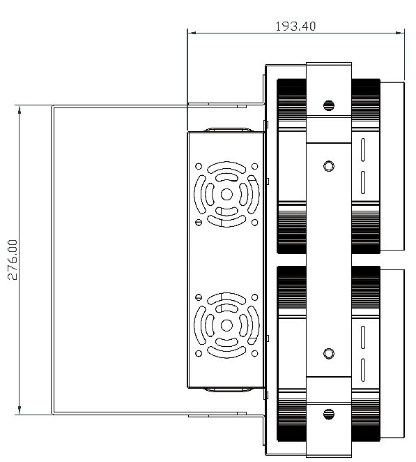 Cyclorama  4x100W COB 4