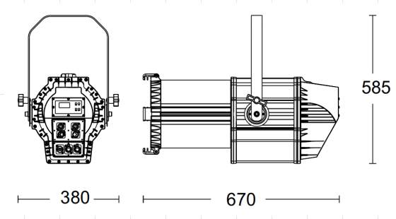 500W Fresnel Light 4