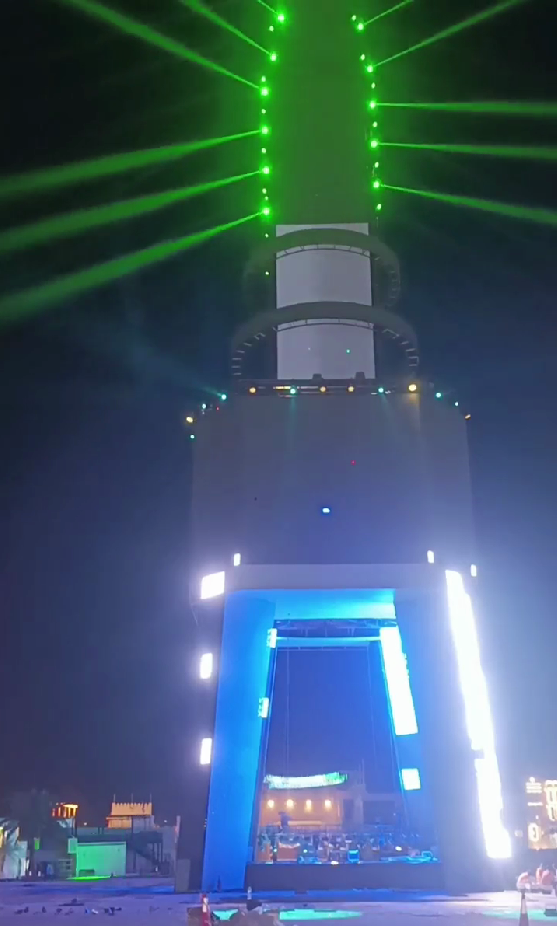 イエローリバー照明はアブダビを照らし、シェイクザイードフェスティバルで輝いています 2