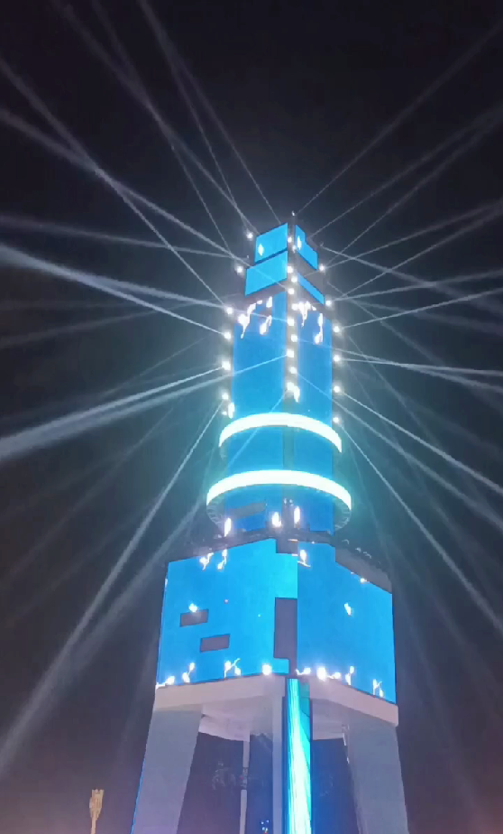 イエローリバー照明はアブダビを照らし、シェイクザイードフェスティバルで輝いています 1