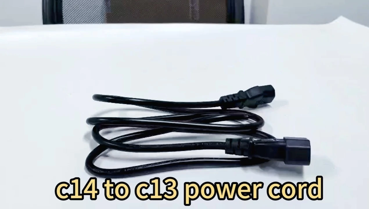 Chinese Factory IEC C13 to C14 10A 250V Electrical Female Pc Plug Power Cords Extension Cords-1763434500679956 1