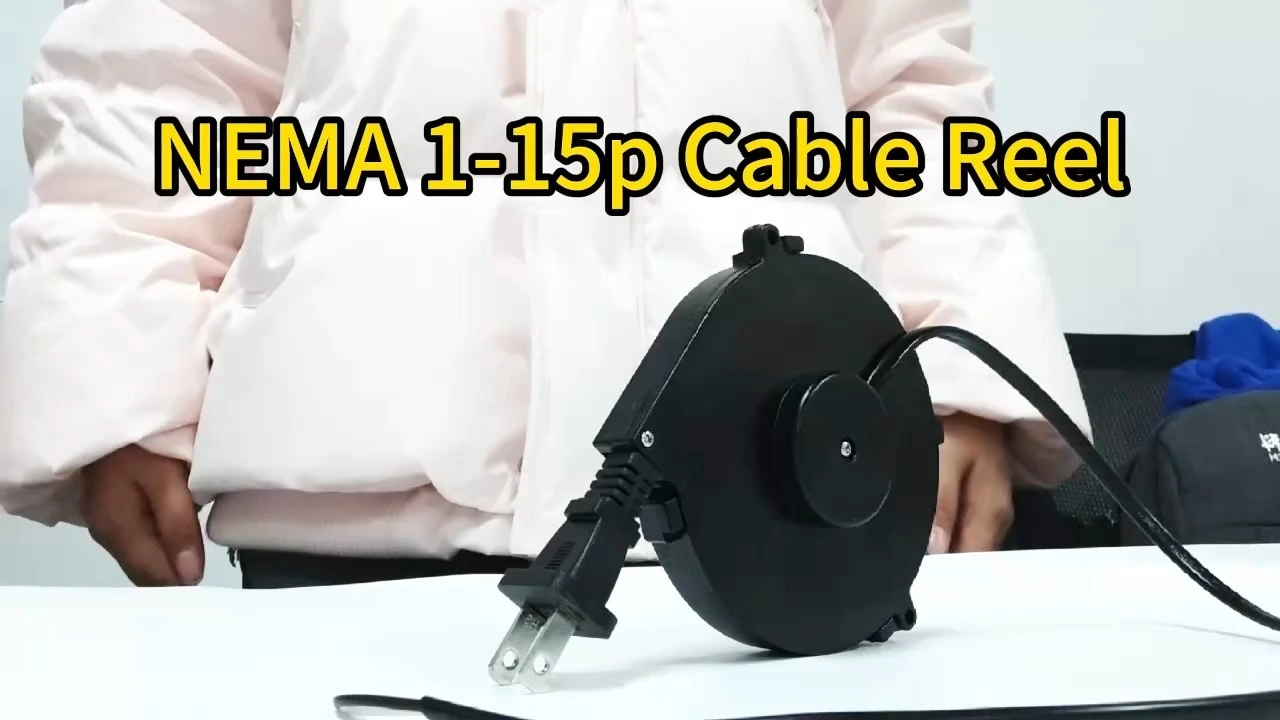 Electric Power Cord 2m 1.8m 10A 110V Black Spring Loaded NEMA 1-15P Retractable Cable Reel for Vacuum Cleaner Home Appliance-1773996284130548 1