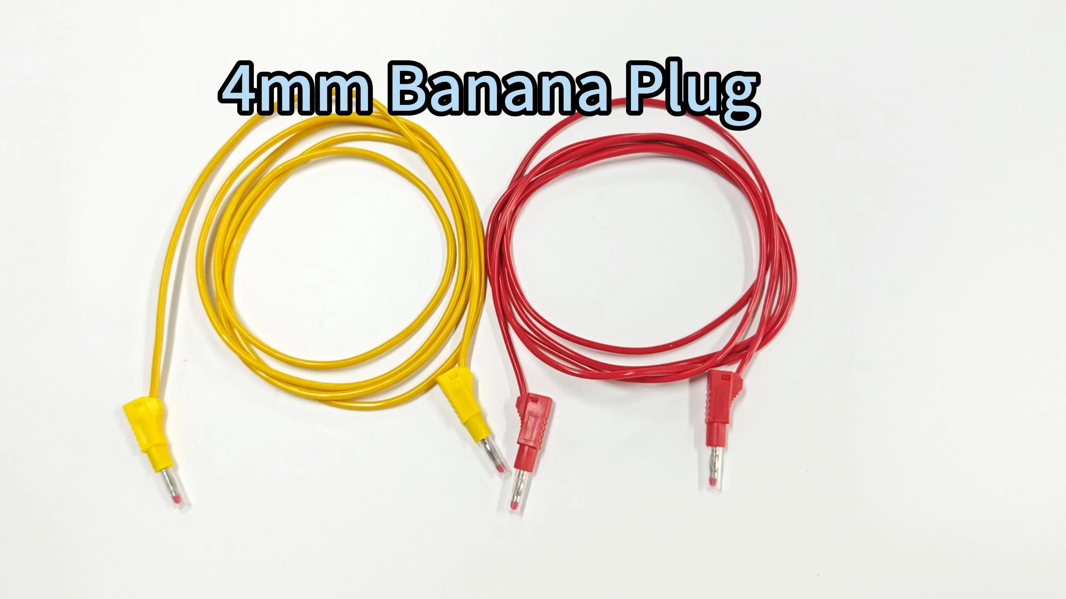 4mm Stackable Banana Plug Test Lead Wire Probe Cable with Insulation Copper Conductor 1