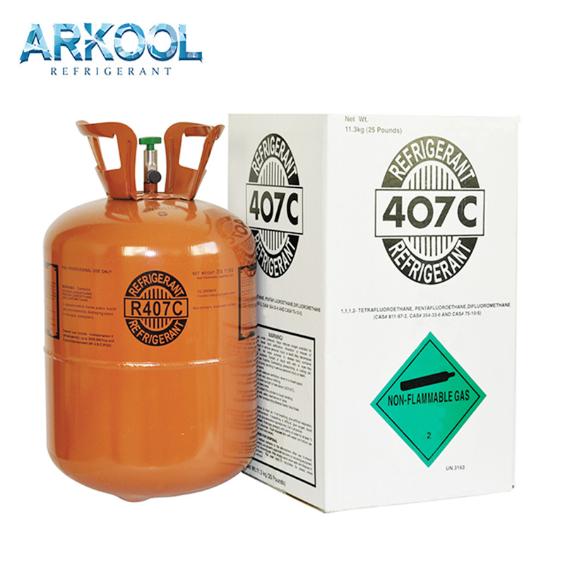 Good Price Environment Friendly Mixed R407c Refrigerant Gas 3