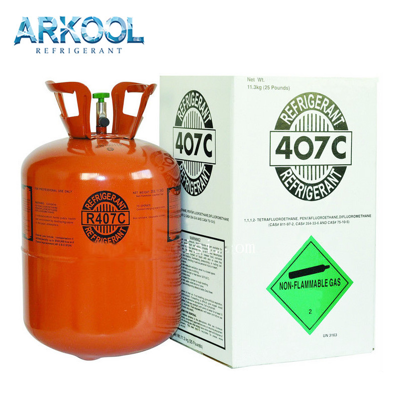 Good Price Environment Friendly Mixed R407c Refrigerant Gas 2