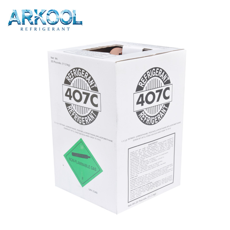 Good Price Environment Friendly Mixed R407c Refrigerant Gas 4