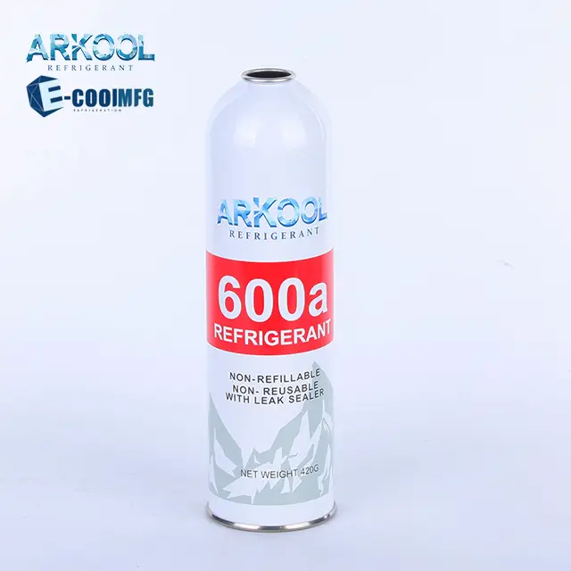 Pure and safety mini car air conditioner refrigerant gas r600a 1