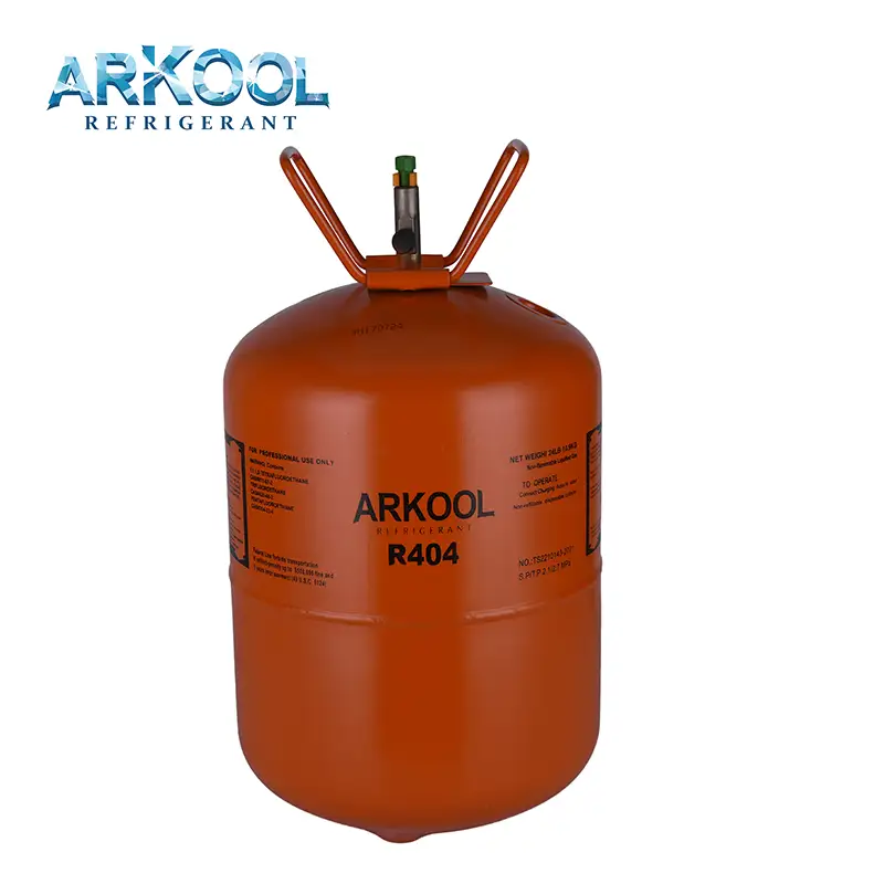 Refrigeratant gas R404a gas Refrigerant 10.9kg Gas Cylinder price for sale for automotive use 1