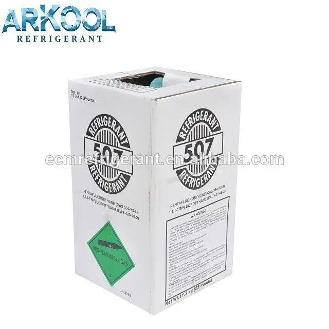 Arkool Good price for 11.3KG 507 refrigerant gas r507 1
