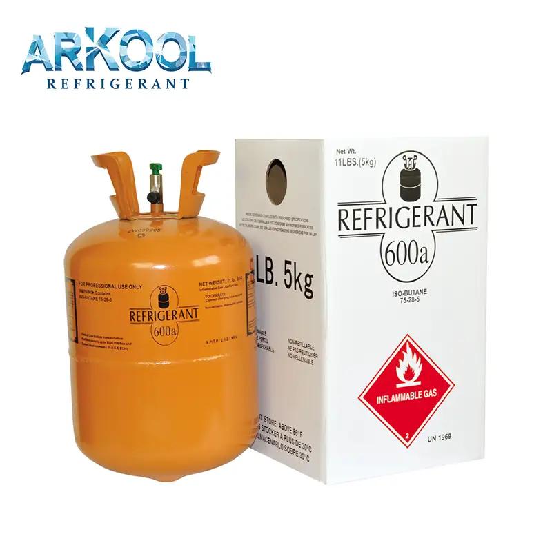 R600a Refrigerant Gas 6.5kg cylinder with best price 1