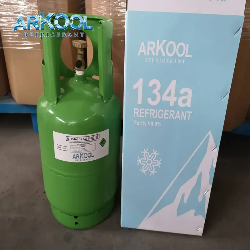 R134a gas air conditioner r134a refrigerant gas cylinder refillable / tonner for EU CE 1