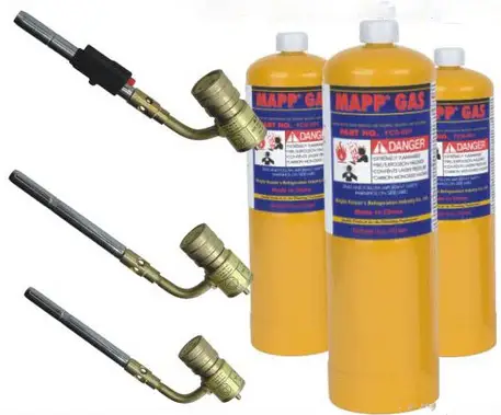 EN12205 14.1oz mapp pro can, small propane gas cylinder, 1L butane gas tank 1