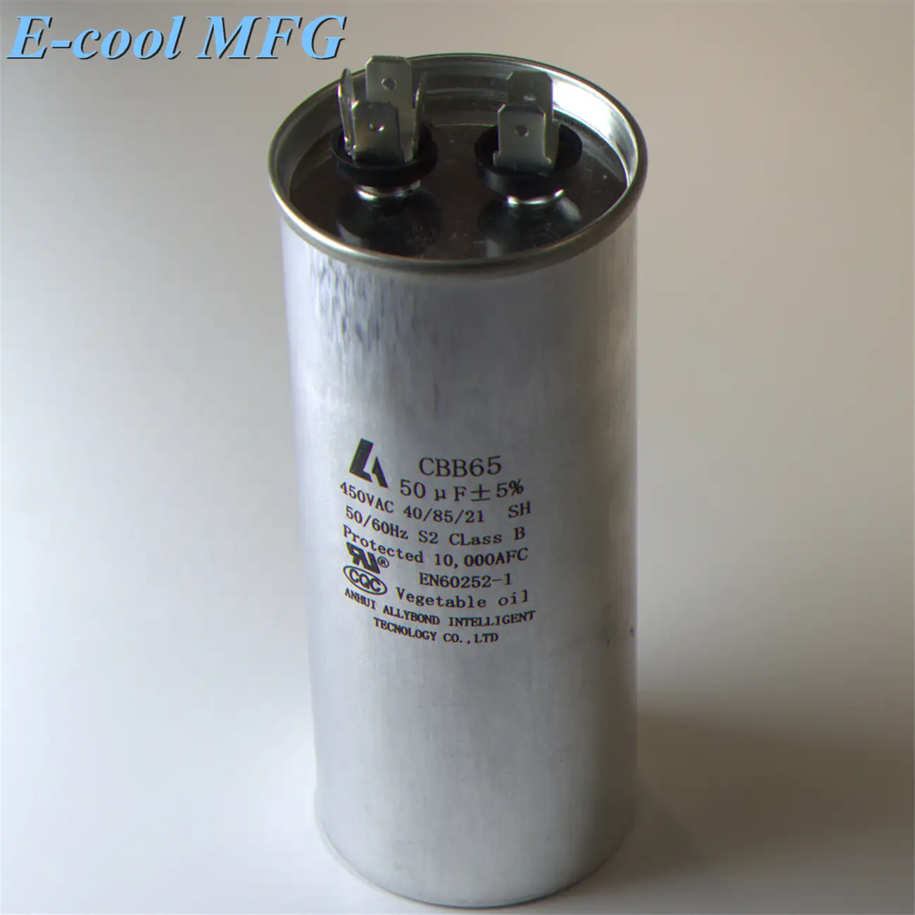 air conditioner silver tone polypropylene film ac dual capacitor cbb65 1