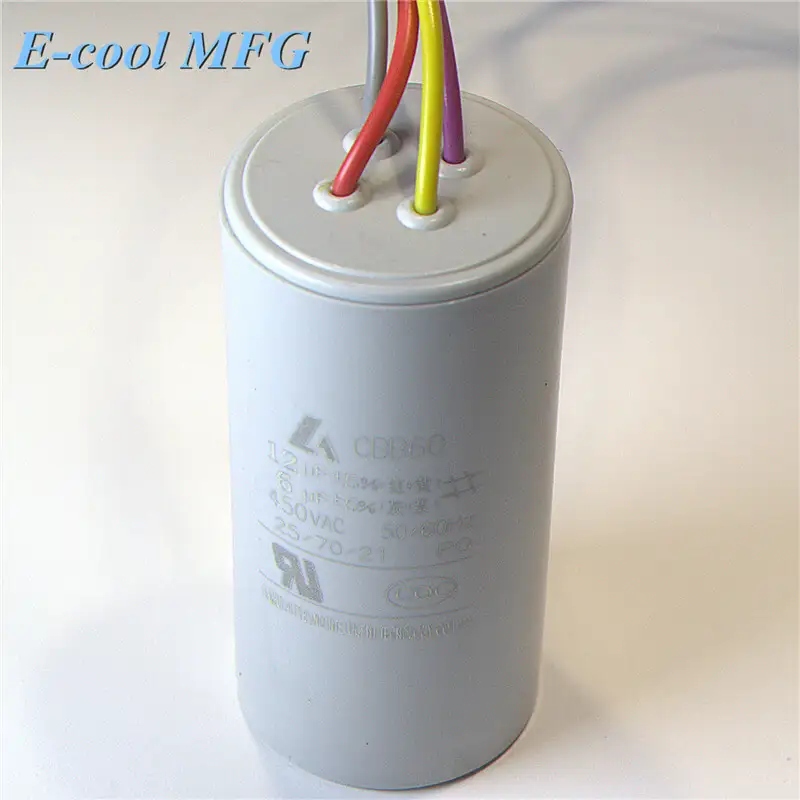 Compressor start cbb60 sh capacitor 450v 6uf 12uf 1
