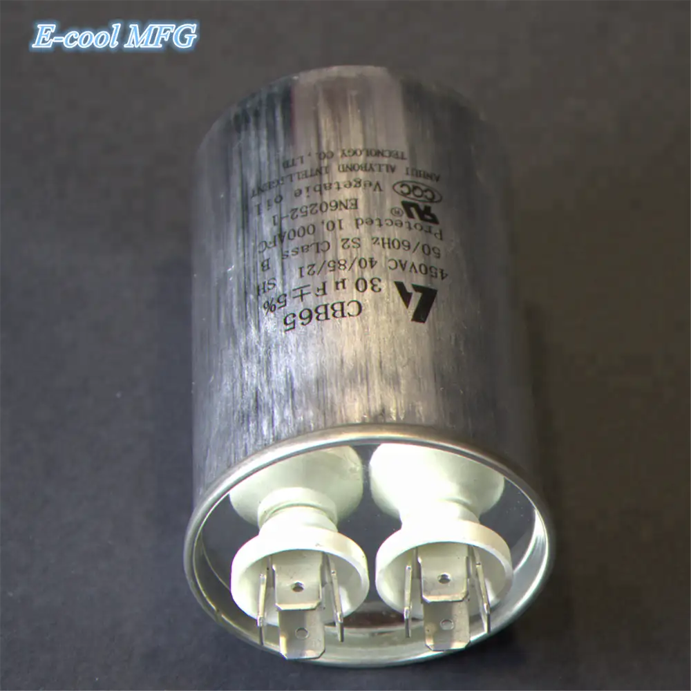 air condition spare parts CBB65 air conditioning motor run capacitors 1