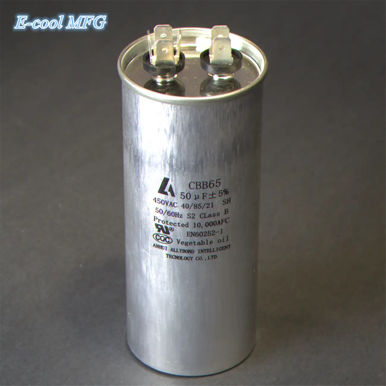 Cbb65 AC Motor Capacitor (aluminum case, anti-explosion) 1