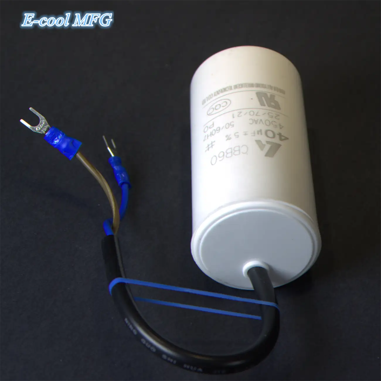 2-100uf CBB60 white round type for capacitor 1