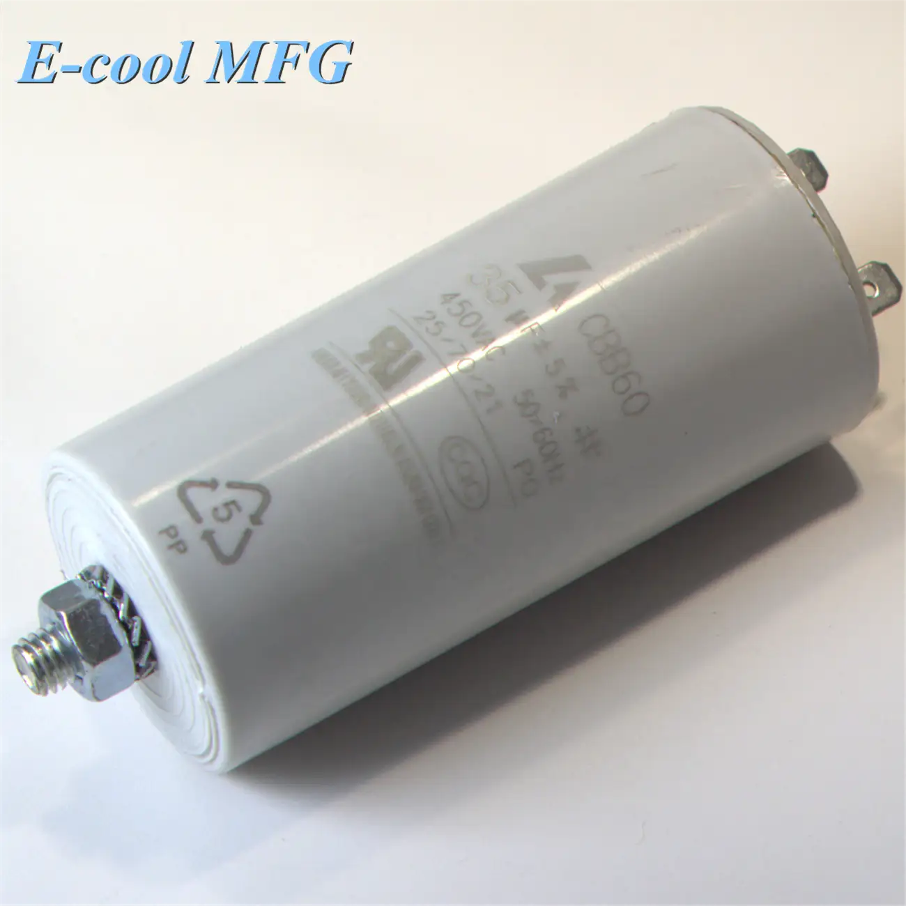 CBB60 450V AC 20uF 50/60Hz Motor Start Running Capacitor for Ceiling Extractor Fan Air Conditioner Device 1