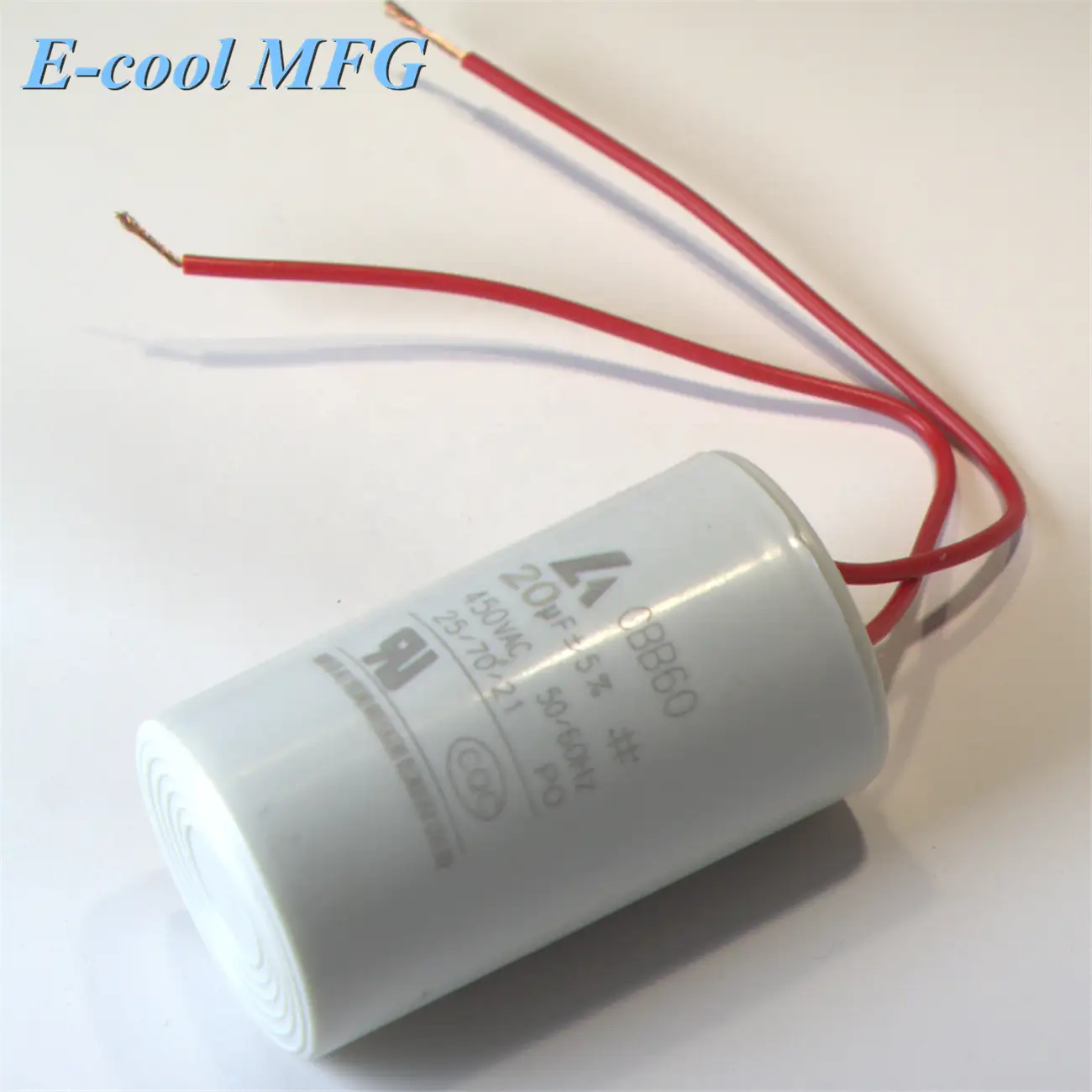 Washer Cylindrical Polypropylene Film CBB60 Capacitor AC 450V 2uF 5% 1