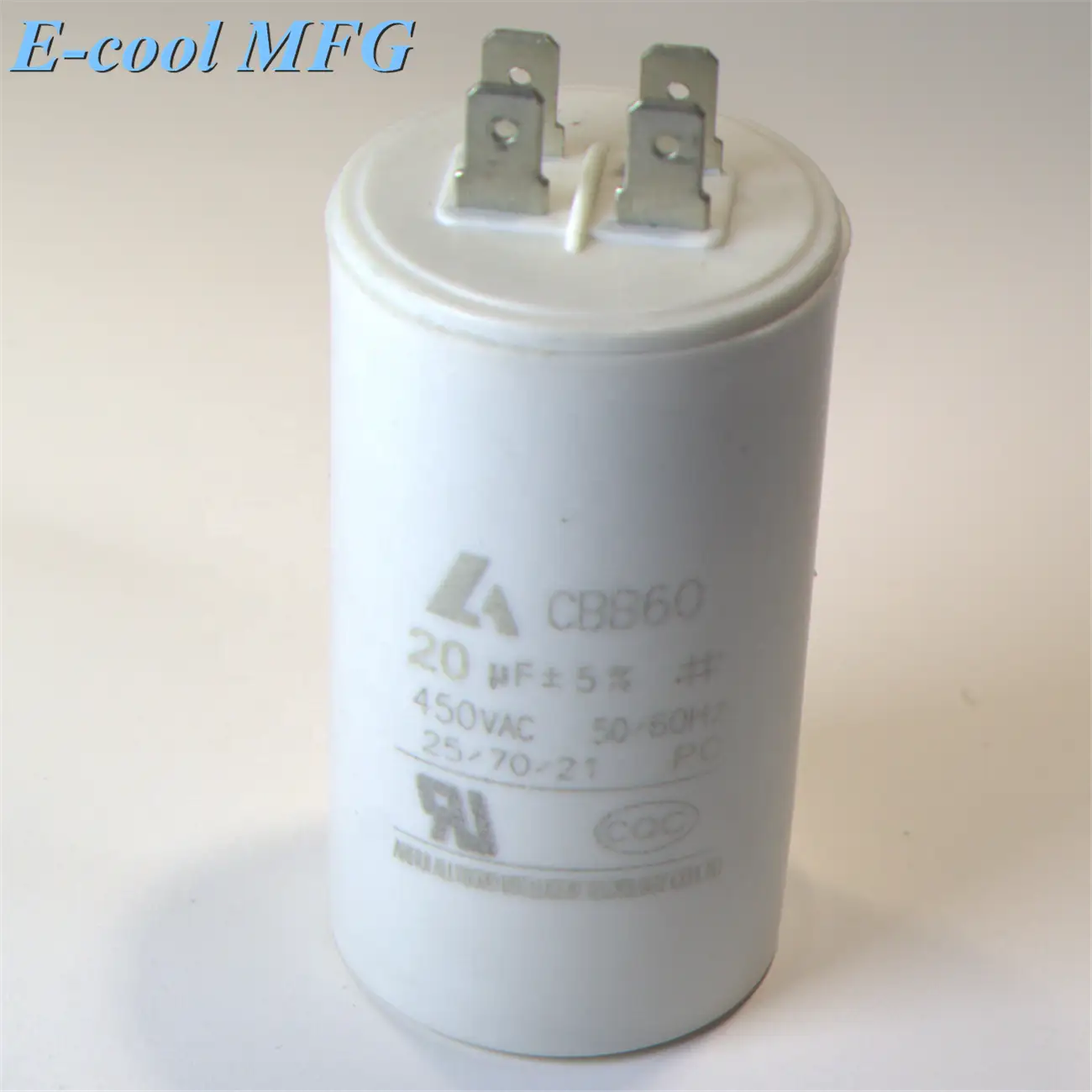 Washer Cylindrical Polypropylene Film CBB60 Capacitor 1