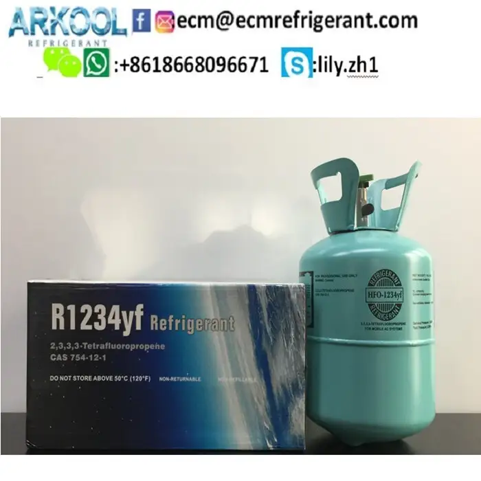 replace refrigerant r134a 99.9% Gas refrigerant gas R1234yf HFO-1234YF gas 1