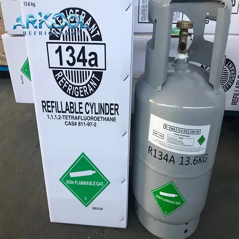 13.6kg refrigerant r134a gas cylinder used car system AC , EU 1