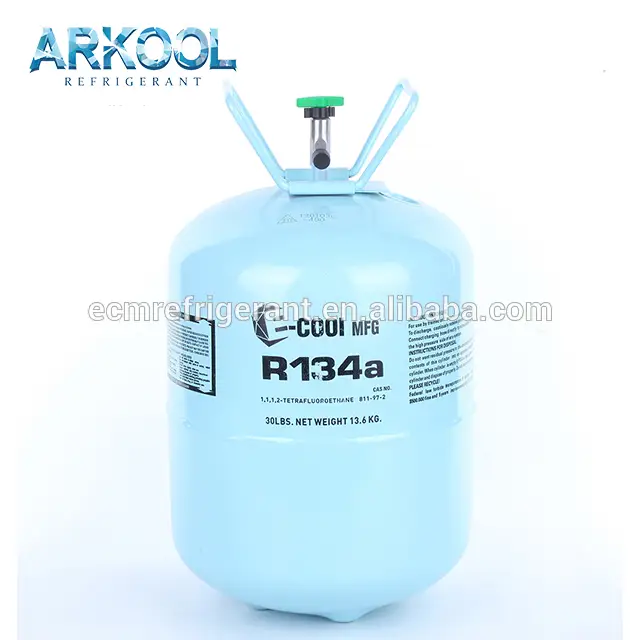 gas refrigerant price gas refrigerante 13.6kg / 30lb cylinder r134a r134 134a 1