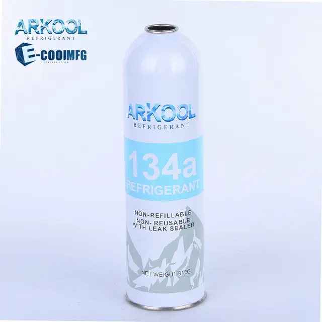 340g HFC R134A Refrigerant Gas for Auto Air Conditioner 1