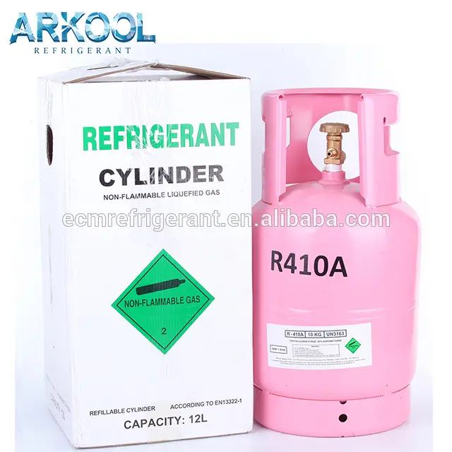 Refillable CE cylinder r410a refrigerant gas high quality 1