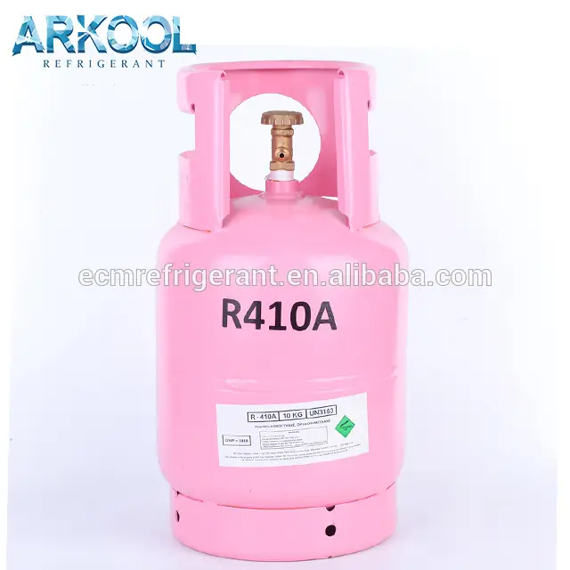 New refrigerant gas CE refillable cylinder r410a r410 r134a r404a r407c hot sale 1