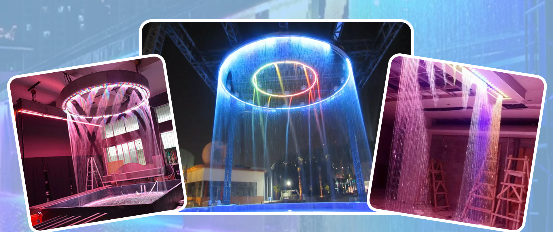 Experience the magic of Water Crown with our Pool Covers and Music Fountains!